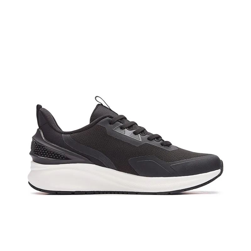 361° Non slip Lightweight Low Top Winter Padded Casual Shoes Men's Obsidian Black-1