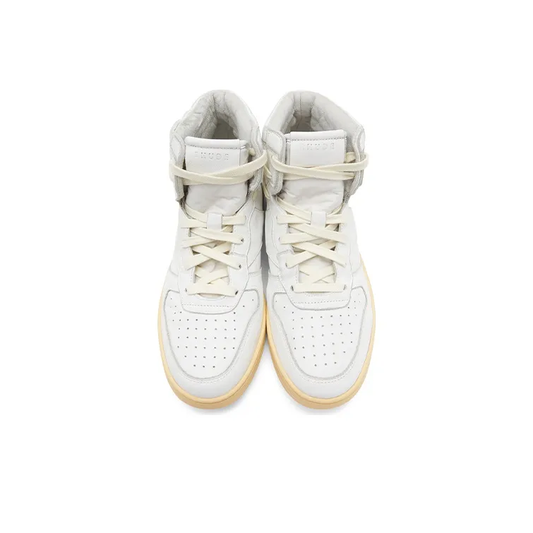RHUDE Rhecess Hi Casual High Board High Top Skateboard Shoes Men's White-2