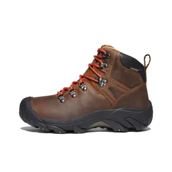 KEEN Pyrenees Anti Slip Wear Resistant High Top Trekking Shoes Women's Brown