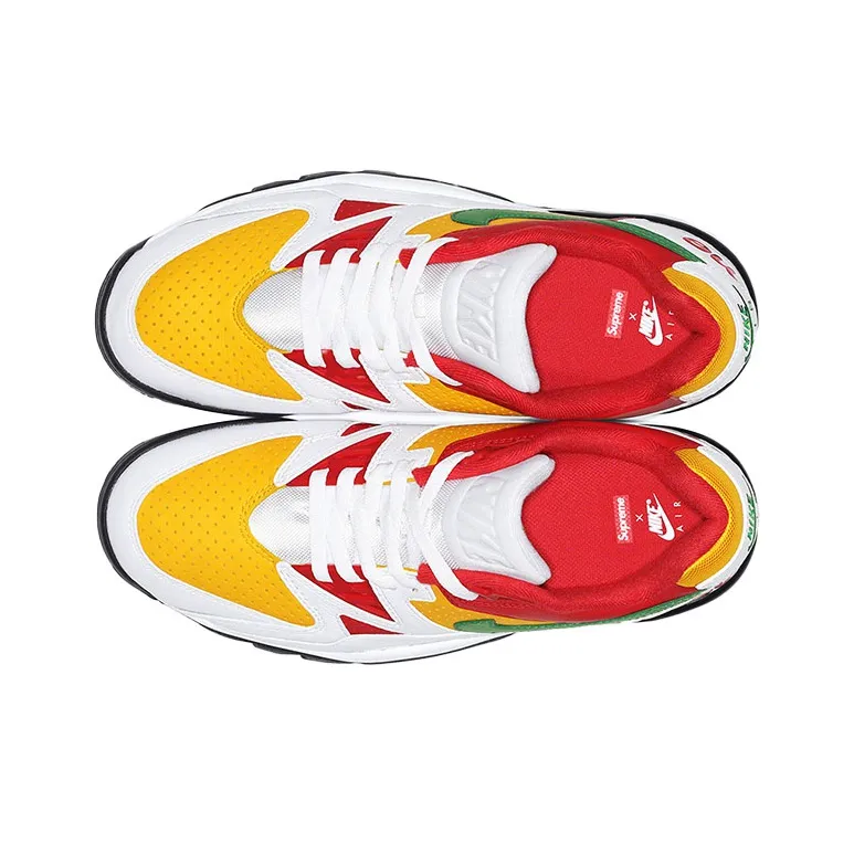 Nike Cross Trainer Low Supreme White Yellow Red-2