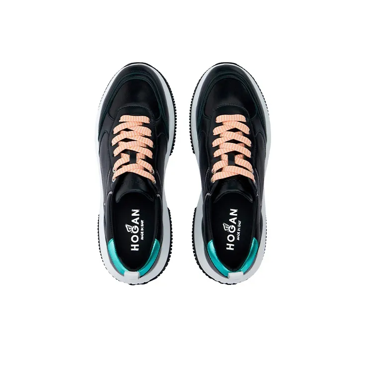 HOGAN Maxi I Active Running Shoes Women's Low-Top Black-2