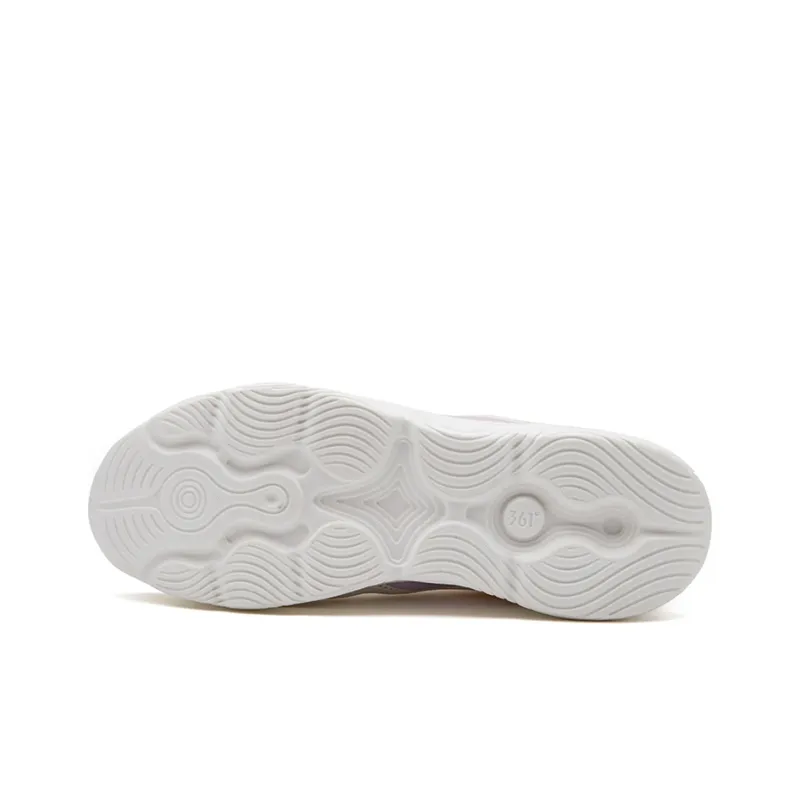 361° Slip Resistant, Abrasion Resistant, Breathable, Lightweight Low Top Running Shoes Women's Feather White-4