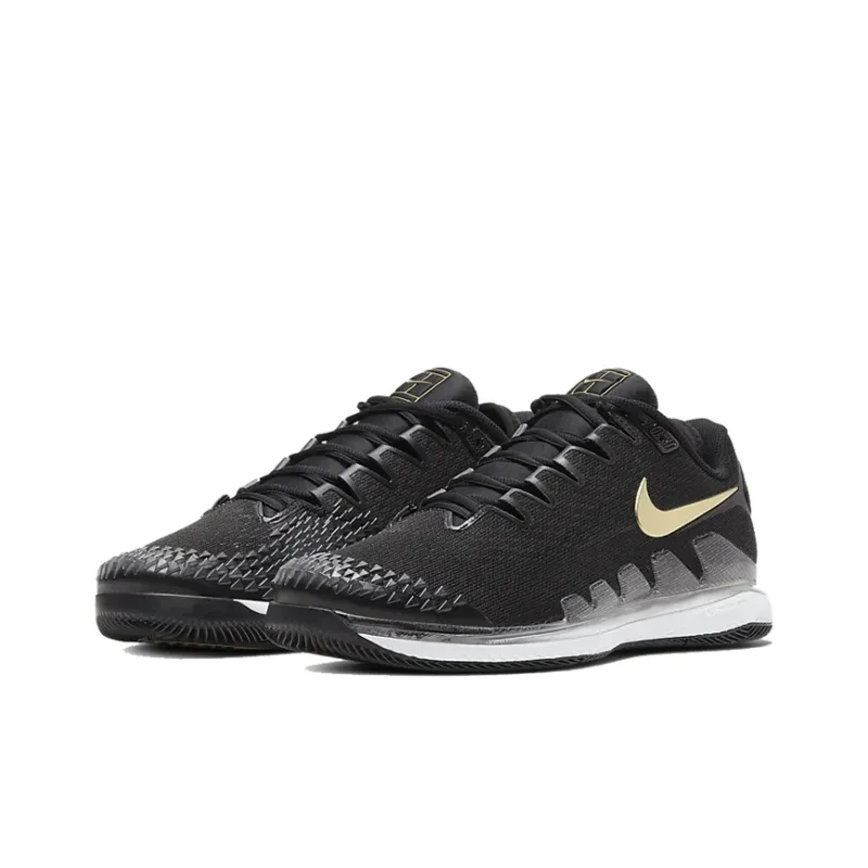 Nike Air Zoom Vapor X Knit 'Black Metallic Gold'-2