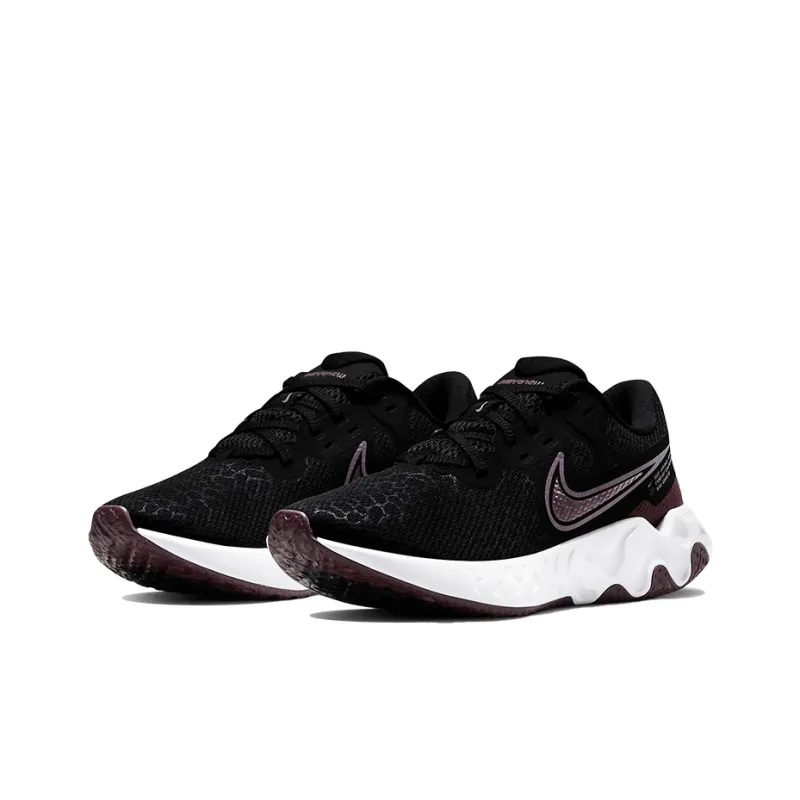 Nike Renew Ride 2 Cushioning Lightweight Rebound Low-Top Running Shoes Women's Black Ochre-2