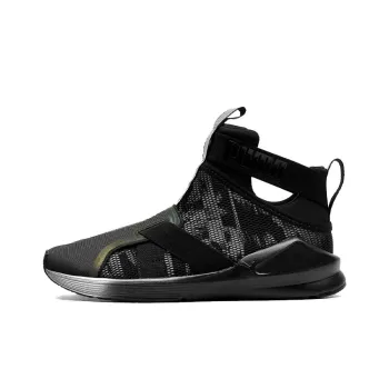 PUMA Fierce Anti-Slip And Wear-Resistant Breathable High-Top Running Shoes Women's Black