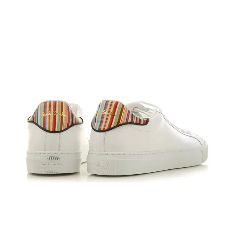 Paul Smith Low Top Stylish Skateboarding Shoes Men's White-3