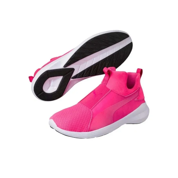 PUMA Rebel Running Shoes Women's Low Top Pink-4