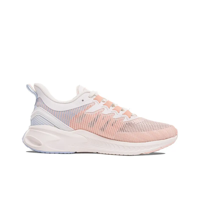 ANTA Running Shoes Women's Low Top Nude Pink/Ivory White/Light Bright Blue-1