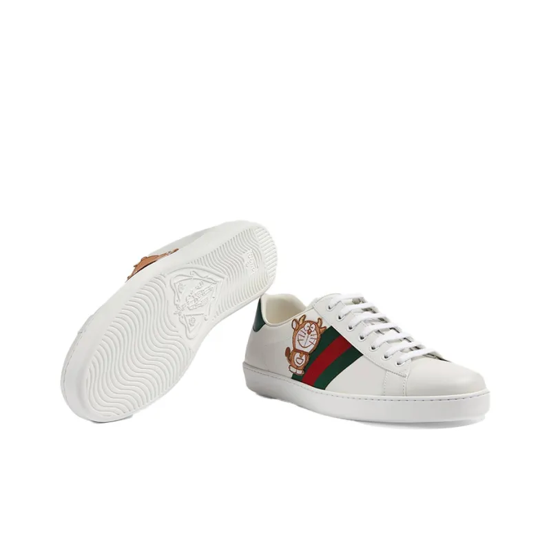 GUCCI Doraemon X GUCCI Ace 'Ivory Devil Patch'-6