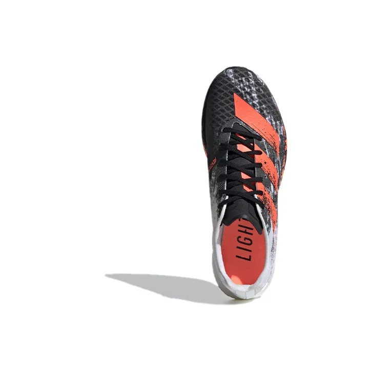 Adidas Adizero Pro Breathable Low-Top Running Shoes Men's White Black Orange-3