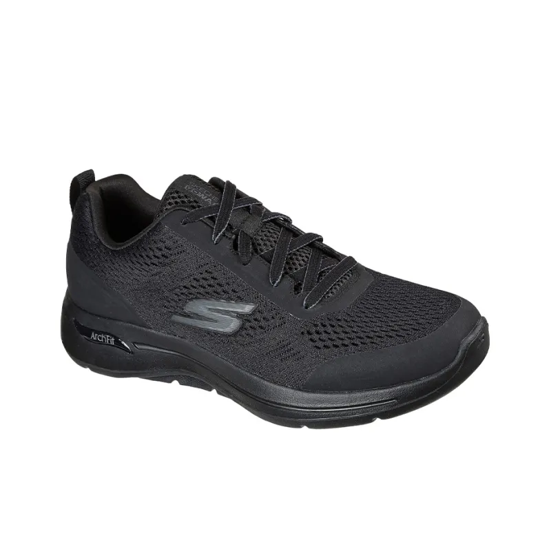 Skechers Go Walk Arch Fit Running Shoes Men Low Top Black-2