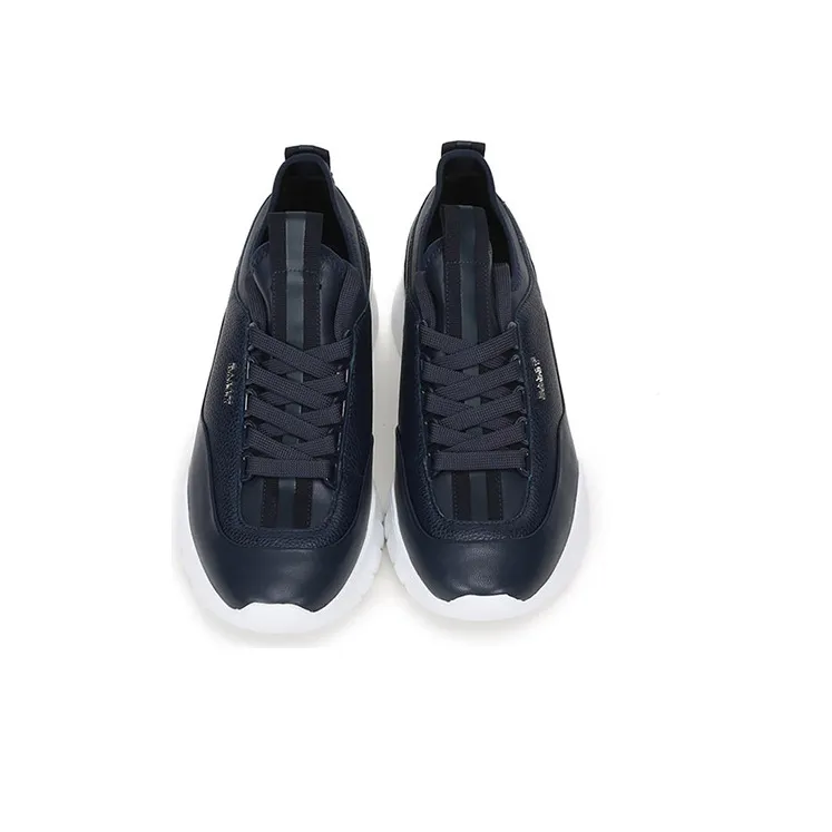 BALLY Low Top Casual Shoes Men's Ink Blue-3