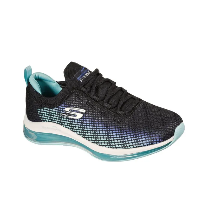 Skechers Skech-air Element 2.0 - Vivid Blush Cushioned Slip-Resistant Low-Top Casual Shoes Women's Black Blue-2