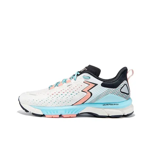 361° QU!KFOAM Low Top Running Shoes Men's White Blue