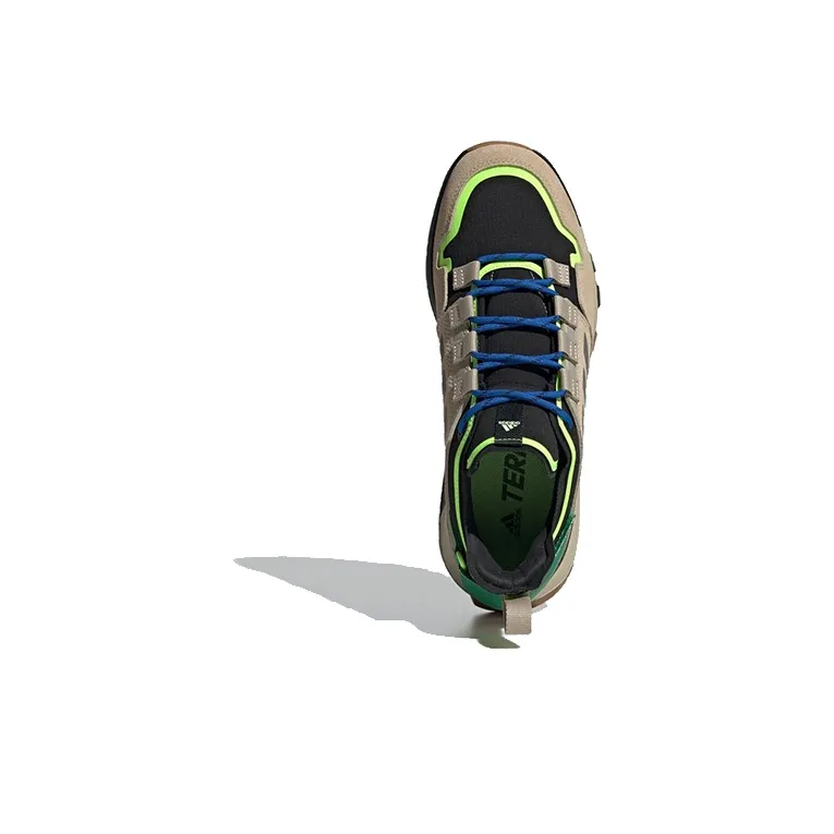 Adidas Adidas Outdoor Terrex Hikster Breathable Low-Top Trekking Shoes Men's Brown Black Green-4