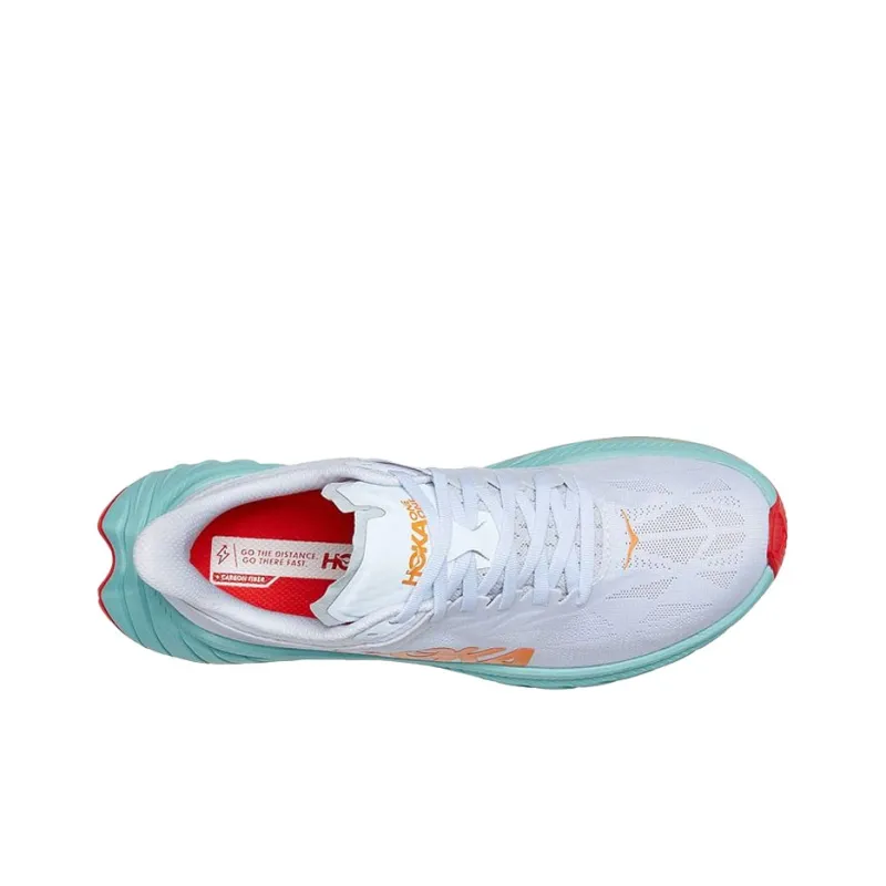 HOKA ONE ONE Carbon X 2 White Blazing Orange-2