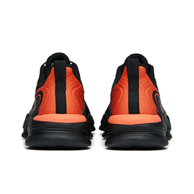 Anta Running Collection Cushioning Anti-Slip And Wear-Resistant Low-Top Running Shoes Men's Black Orange-3