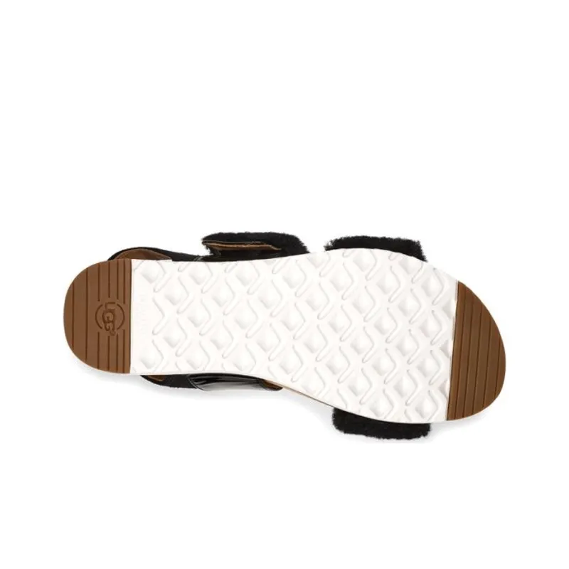 UGG Le Fluff 'Black White' Women's-5
