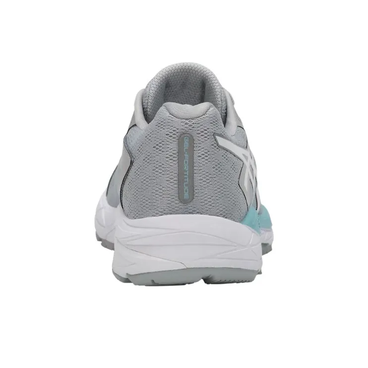 Asics Gel-Fortitude 8 Durable Breathable Low-Top Running Shoes Women's Gray White-4