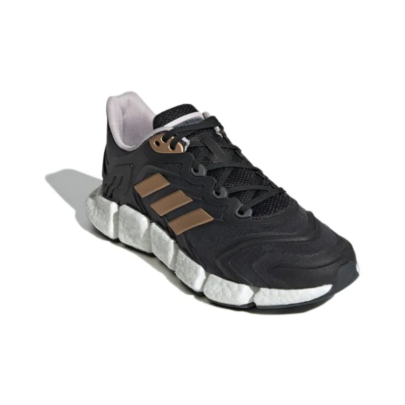 Adidas Breathable Lightweight And Wear-Resistant Low-Top Running Shoes Women's Black Gold-2