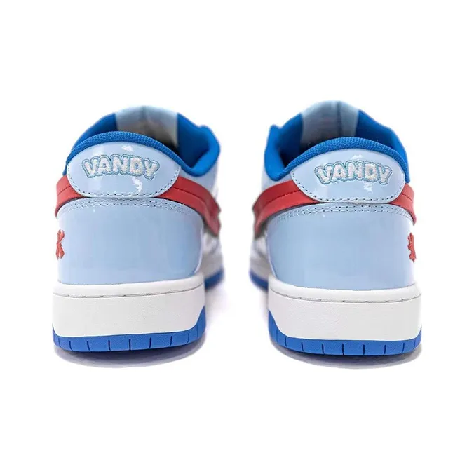 Vandy The Pink Skateboard Shoes Unisex Low Top White-3