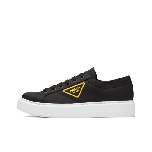 PRADA Nylon Gabardine Wheel Low 'Black Yellow'