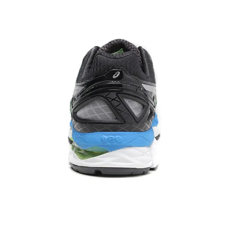 Asics Gel-Kayano 22 Wear-Resistant Slip-Resistant Low-Top Running Shoes Men's Black Silver-2