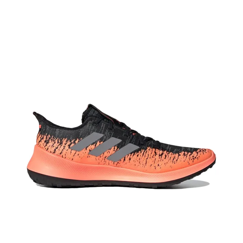 Adidas SenseBounce+ Wear-Resistant Low-Top Running Shoes Men's Orange Black-1