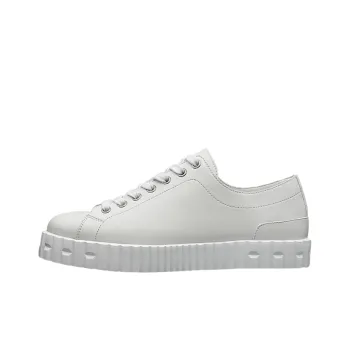 HERMES Low Top Stylish Skateboarding Shoes Women's White