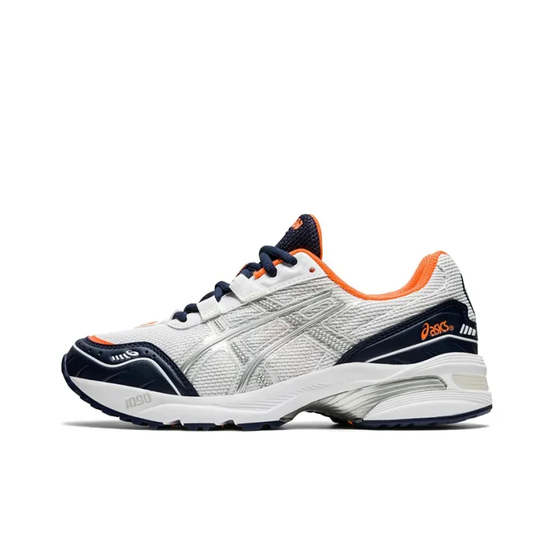 Asics Gel-1090 V1 Breathable Lightweight Low-Top Running Shoes Women's White Silver Blue-0