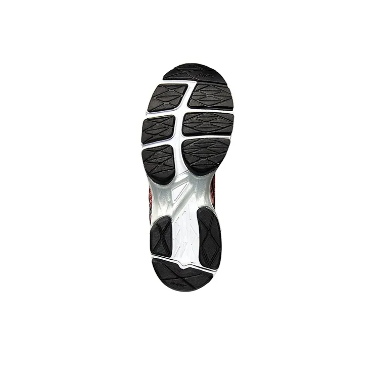 Asics Gel Zone 6 Cushioning Abrasion Resistant Breathable Low Top Running Shoes Women's Orange Black-5