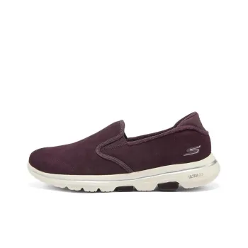 Skechers Go Walk 5 Casual Shoes Women's Low Top Burgundy