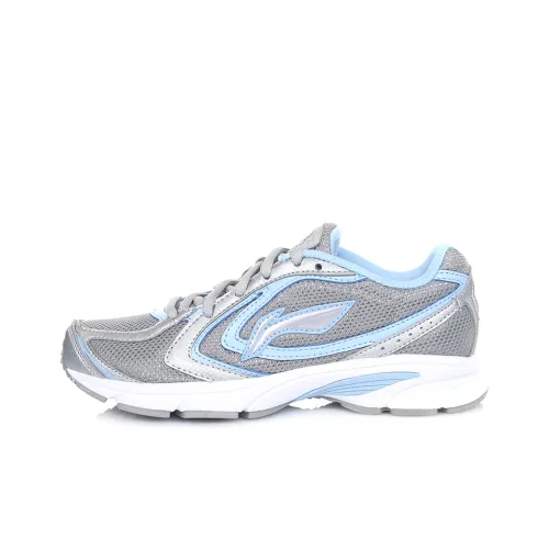 LINING Running Shoes Women's Low-Top Cool Gray/Silver