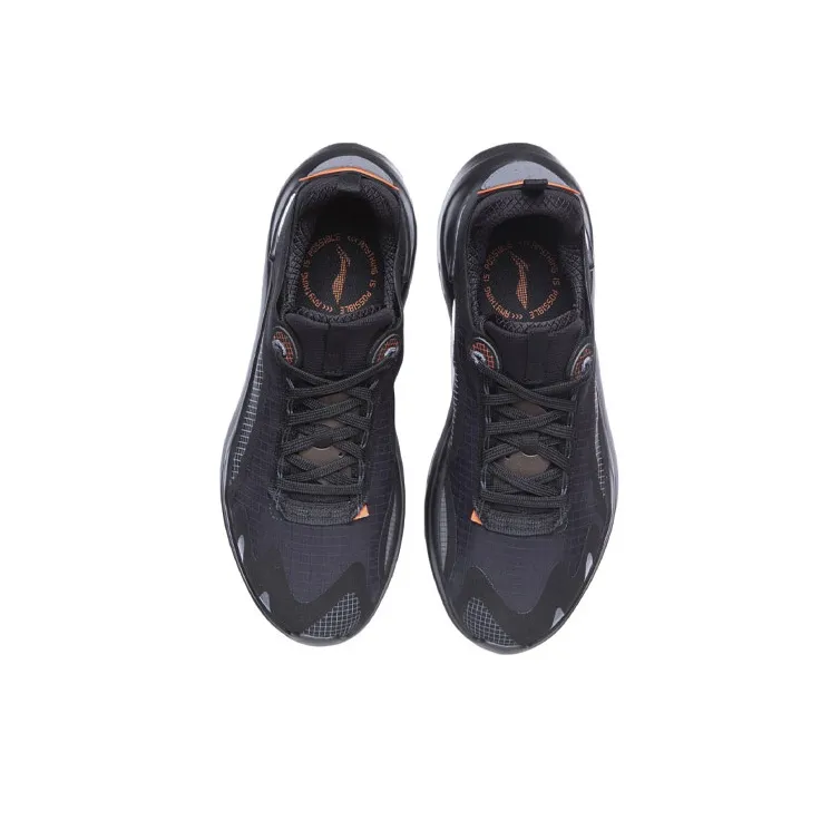LINING Apocalypse Running Shoes Men Low Top Black/Orange-3