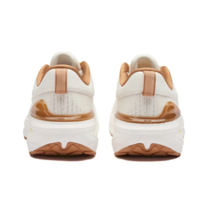 361° Popping Foam Lightweight Low Top Running Shoes Men's Feather White-3