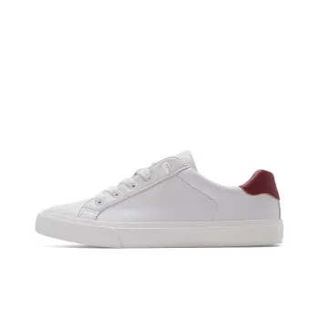 Rockfish White Sneaker Collection Stylish Skateboarding Shoes Women's Red Tail White
