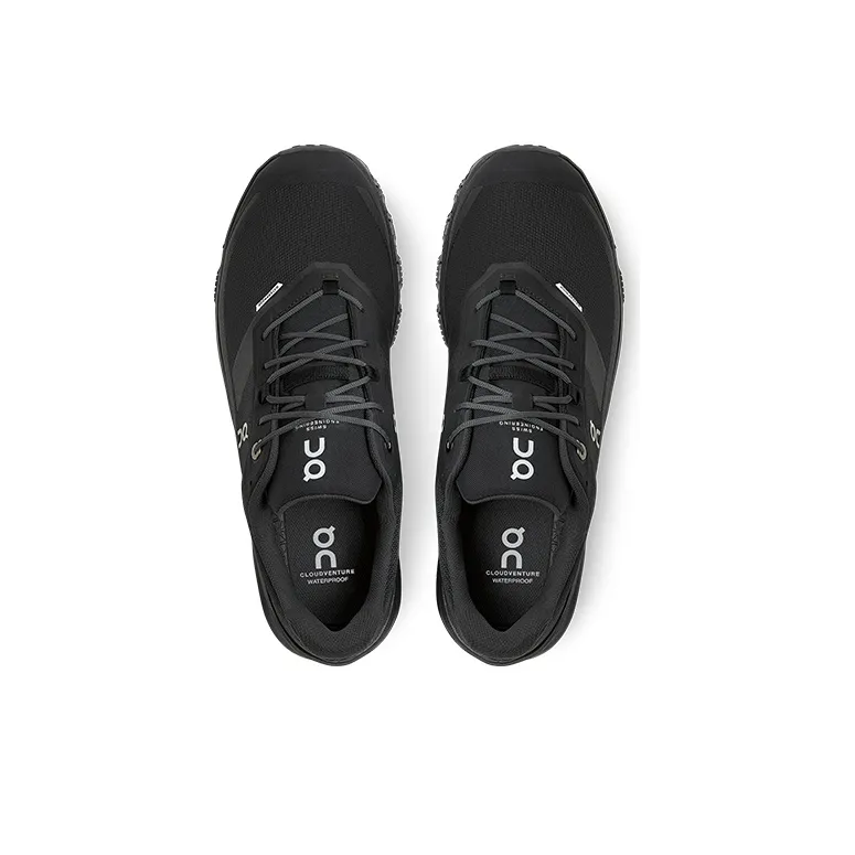 On Running Cloudventure Waterproof Black-3