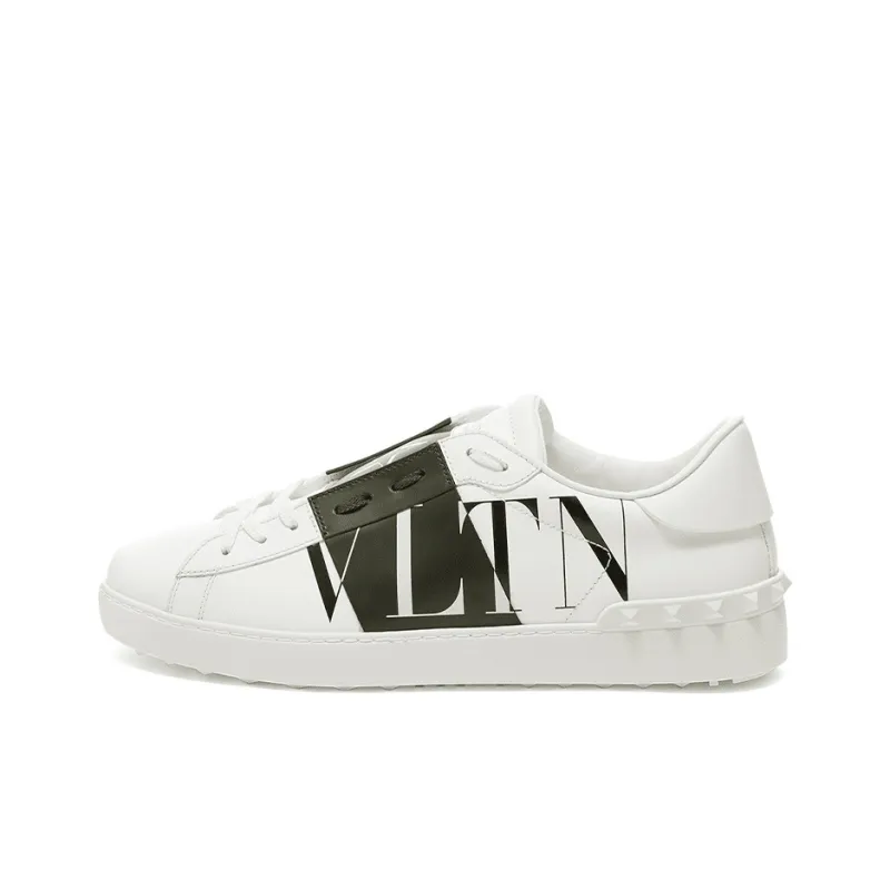 Valentino Star Open Low 'Logo Print - White'-0