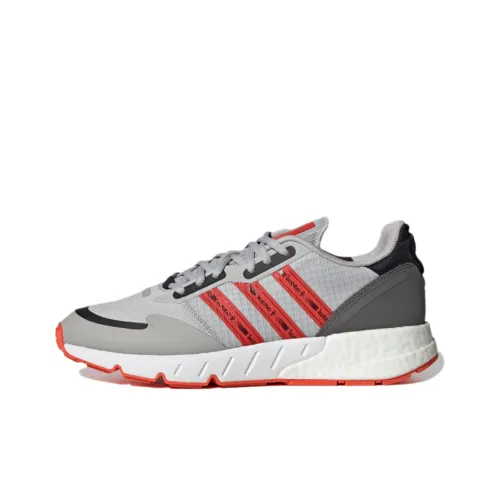 Adidas ZX 1K Boost Grey Semi Solar Red