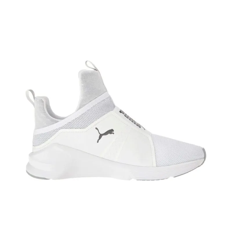 PUMA Fierce Core Wear-Resistant Slip-Resistant Low-Top Running Shoes Women's White Black-1