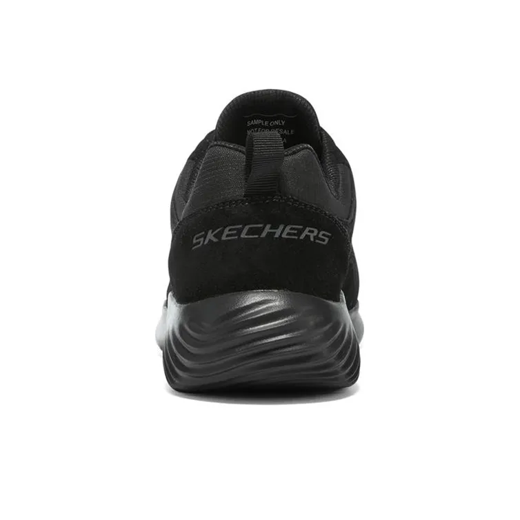 Skechers Bounder Anti-Slip Wear-Resistant Low-Top Casual Shoes Men's Black-3
