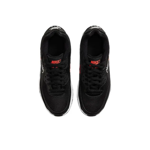 Nike Air Max 90 'Black Bright Crimson' GS-3