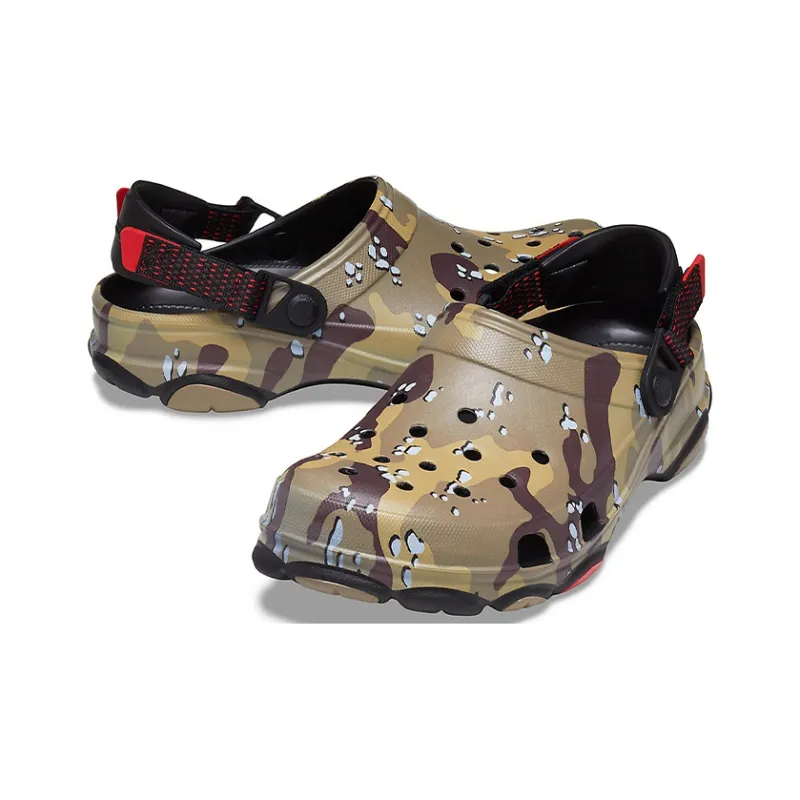 Crocs Classic Clog Desert Camouflage Beach Unisex Black Brown Sandals-5