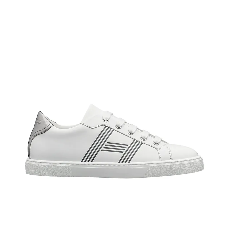 HERMES Avantage Low-Top Stylish Skateboarding Shoes Women's White-1