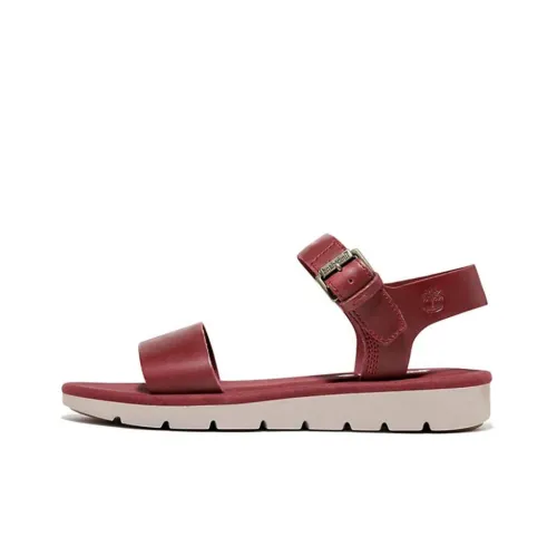 Timberland Beach Sandals Women's Burgundy