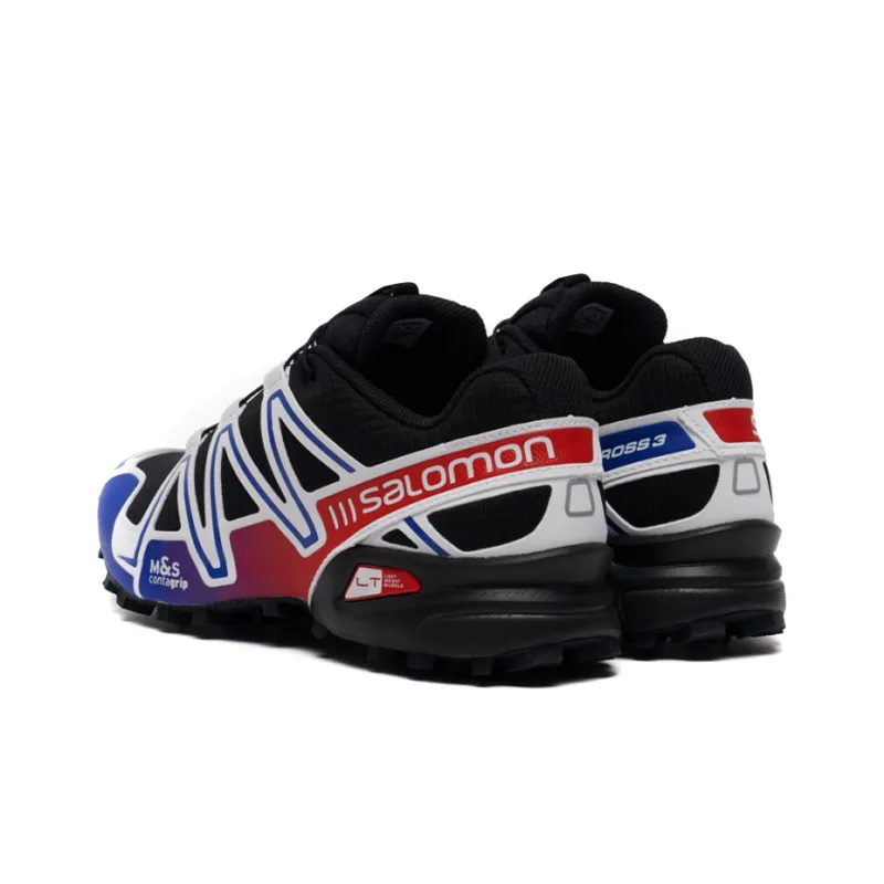 SALOMON Speedcross 3 Adv Black Blue Red-3