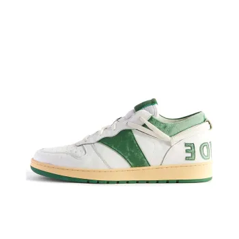 RHUDE Rhecess Stylish Skateboarding Shoes Men's White Green