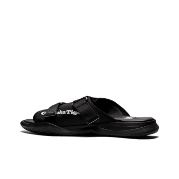 Onitsuka Tiger Ohbori Slider Stylish Sports Black Sandals