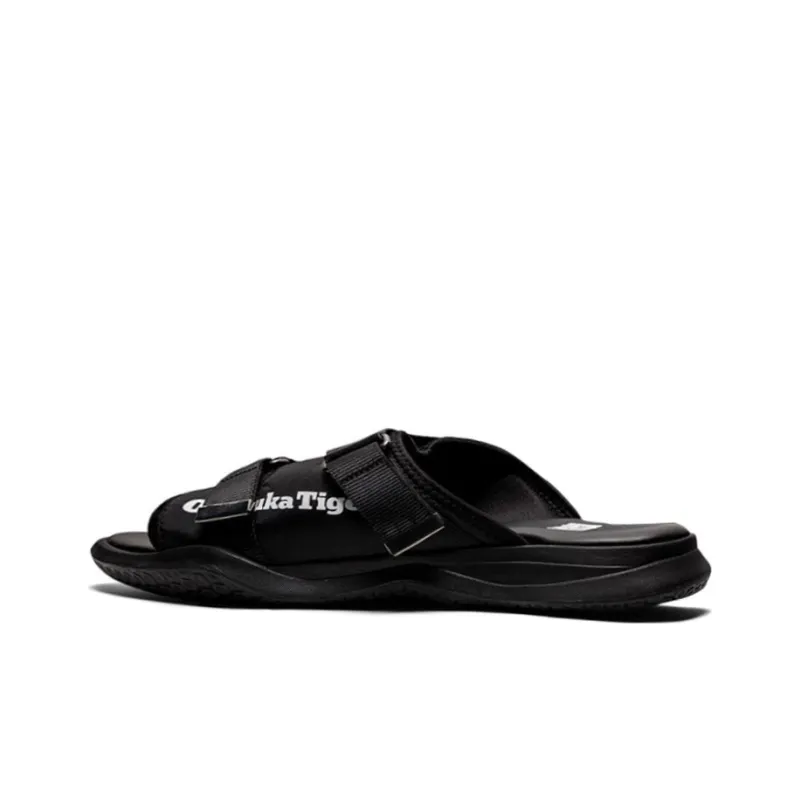 Onitsuka Tiger Ohbori Slider Stylish Sports Black Sandals-0