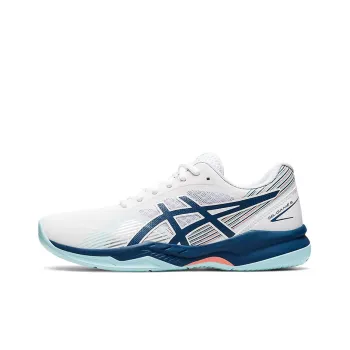 Asics Gel-Game 8 Clay Anti-Slip And Wear-Resistant Support Low-Top Tennis Shoes Women's White Blue